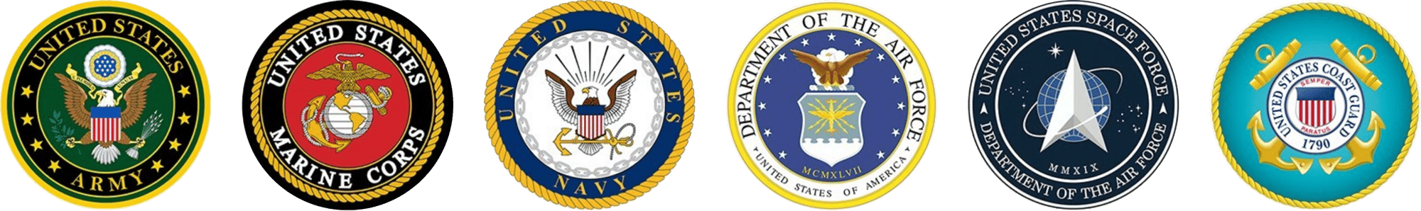 Military Branches Seals