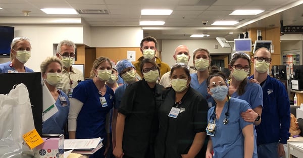 EVS and medical staff at swedish medical center