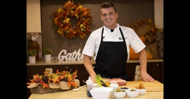 hhs chef andrew coates senior dining cooking demo