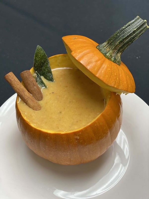 celeriac and carrot soup